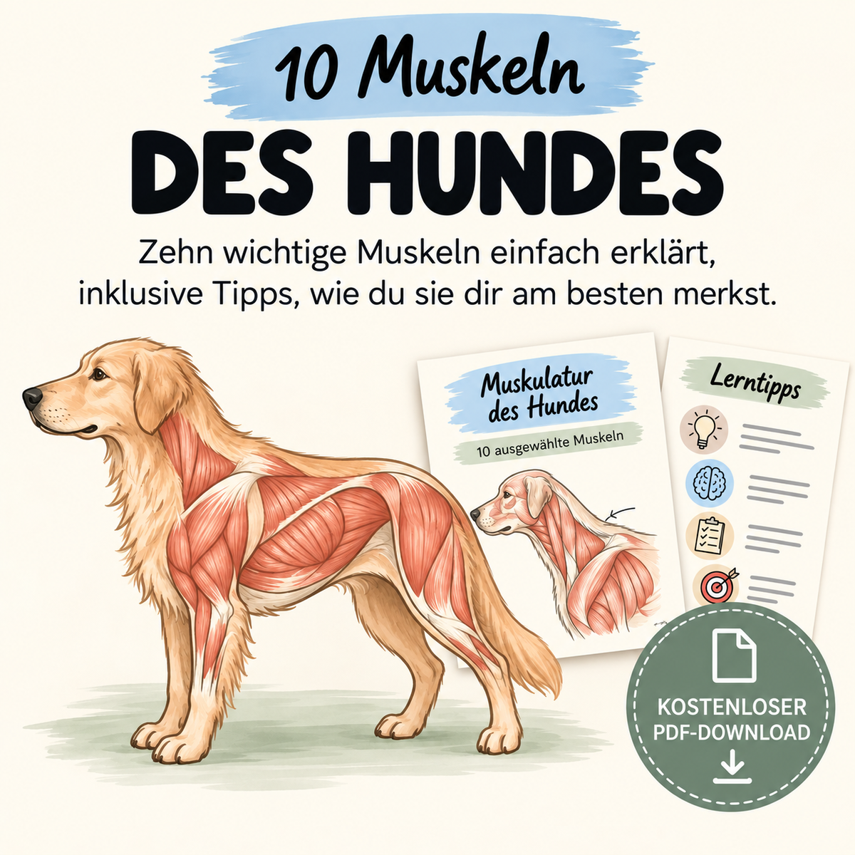 10 Muskeln des + Lerntipps