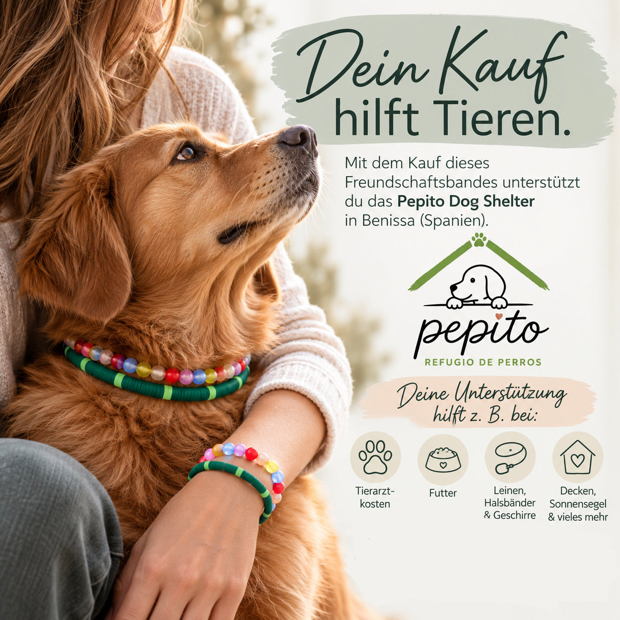 Freundschaftsband für Mensch & Hund – Für einen guten Zweck