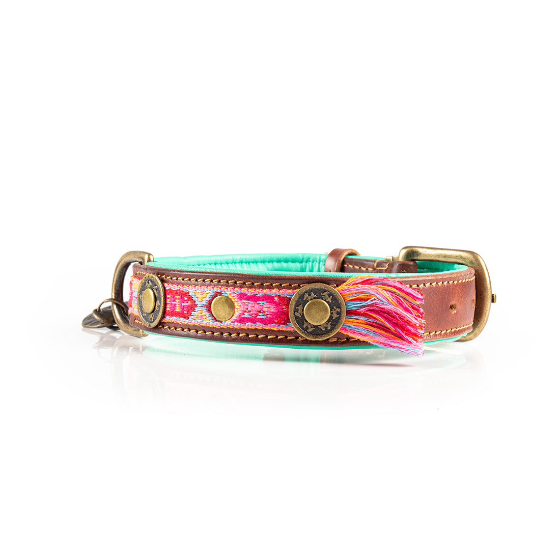 Boho Rosa Hundehalsband Dog with a Mission