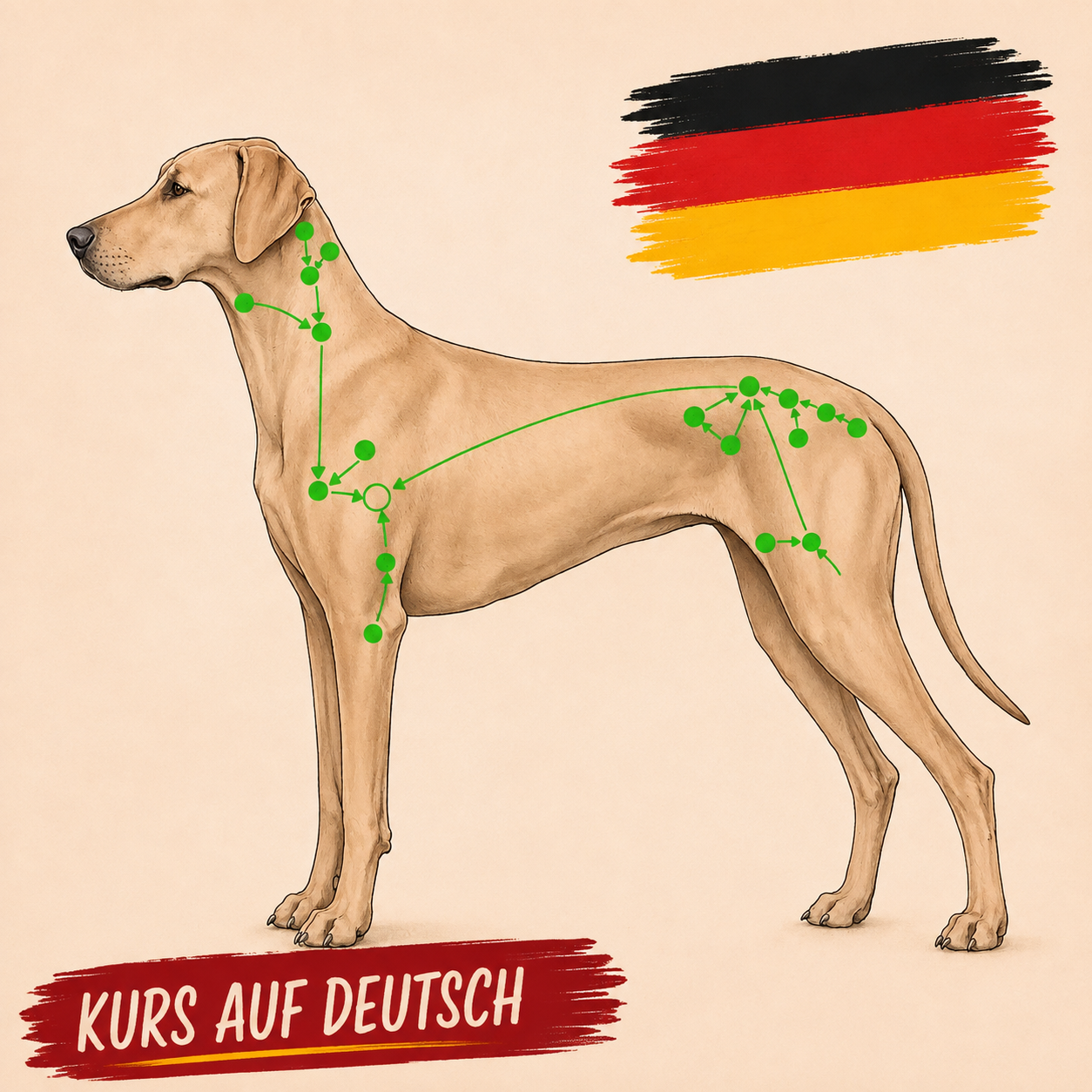 Lymphdrainage beim Hund - Technik, Anatomie und Praxis