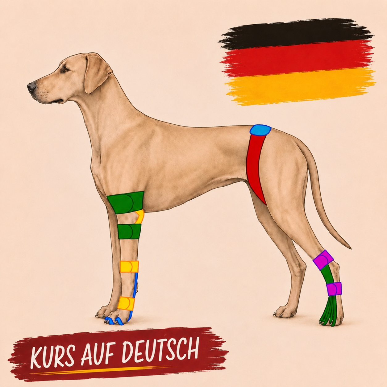 Kinesio-Taping - Korrektur- und Stabilisation