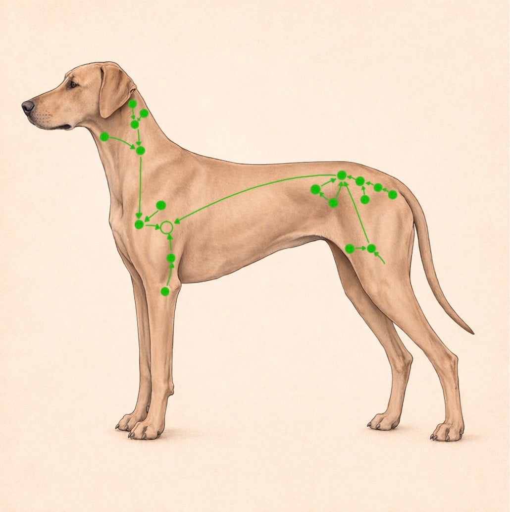 Lymphdrainage beim Hund - Technik, Anatomie und Praxis