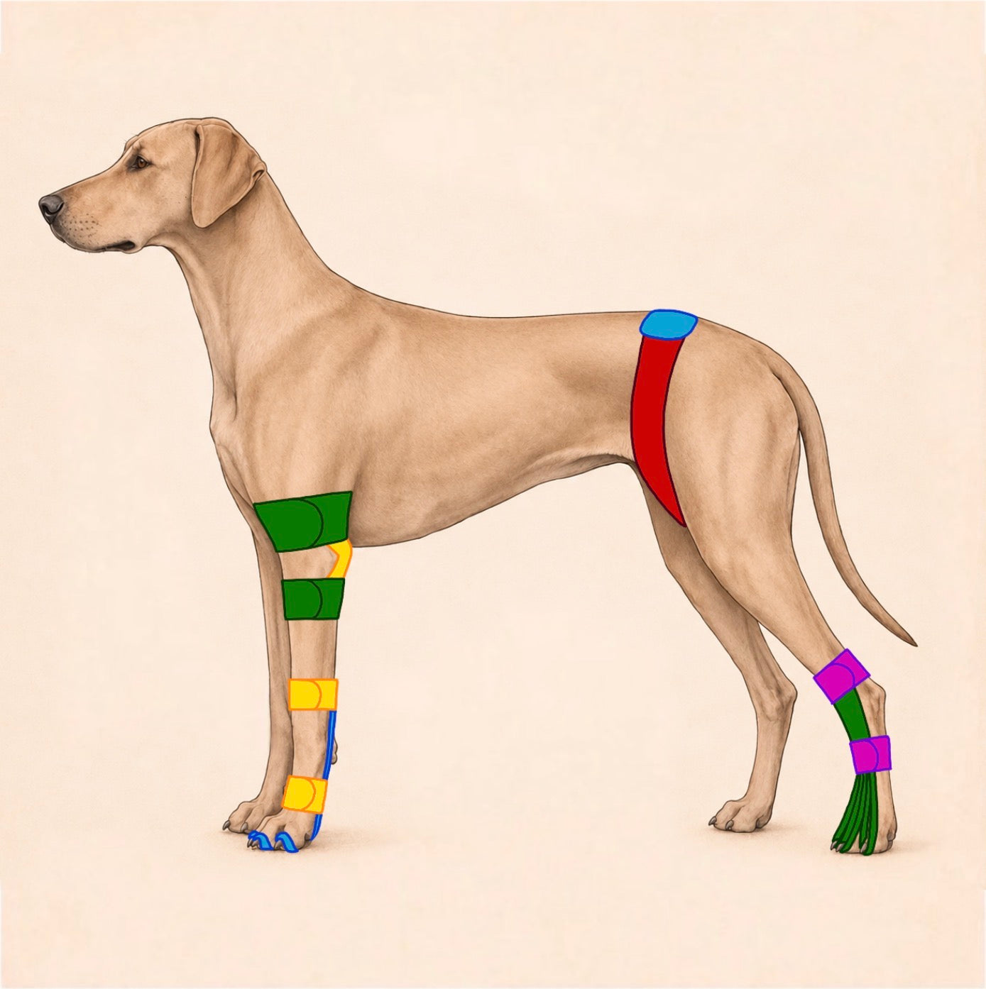 Kinesio-Taping - Korrektur- und Stabilisation