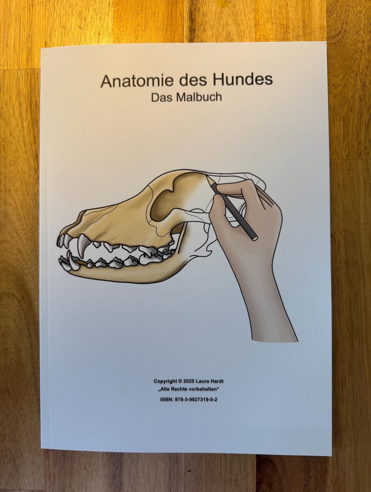 Malbuch Anatomie des Hundes