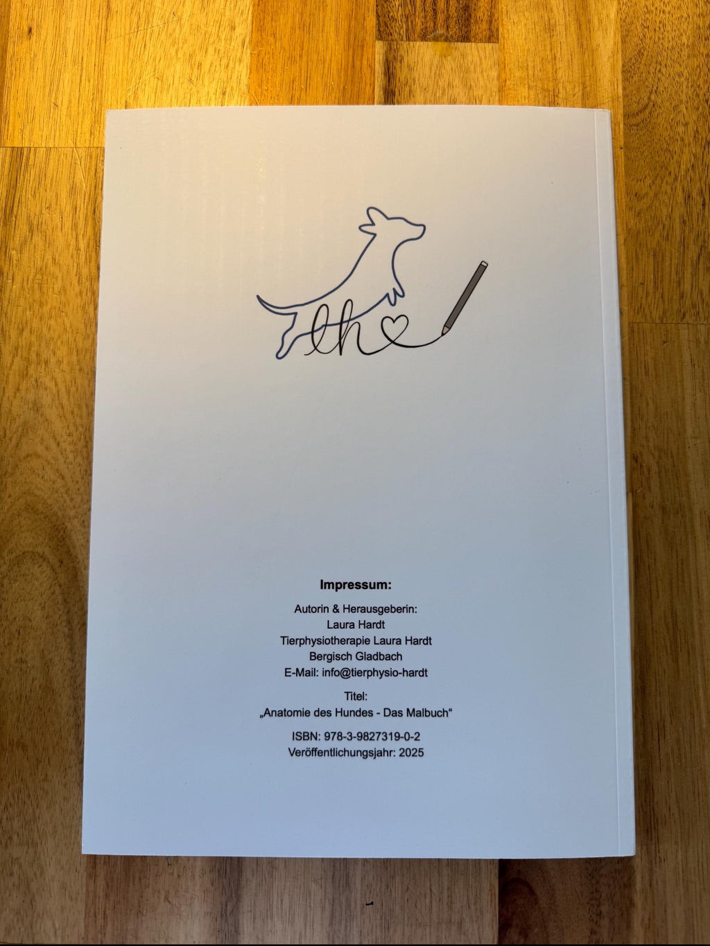 Malbuch Anatomie des Hundes