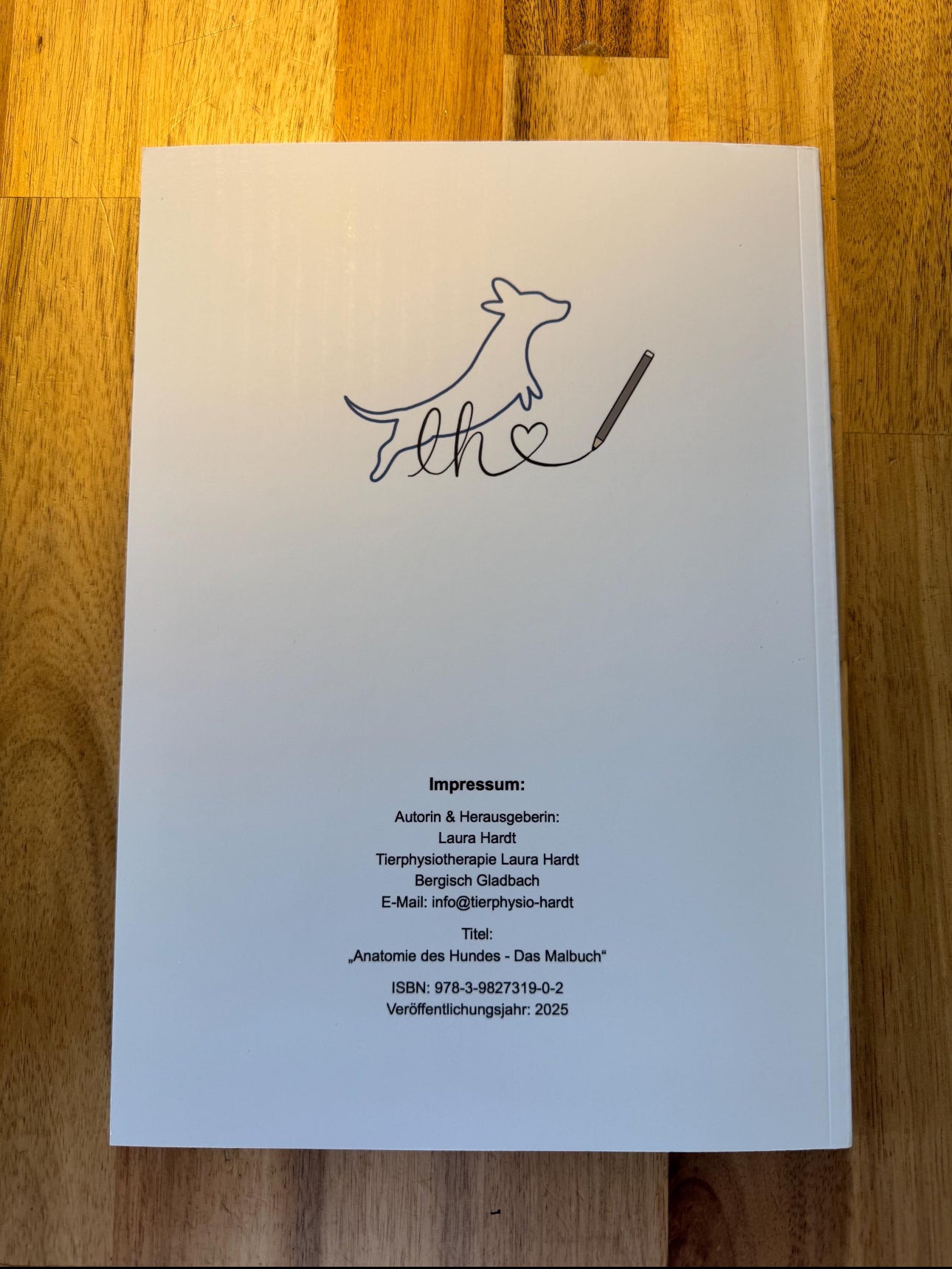 Malbuch Anatomie des Hundes