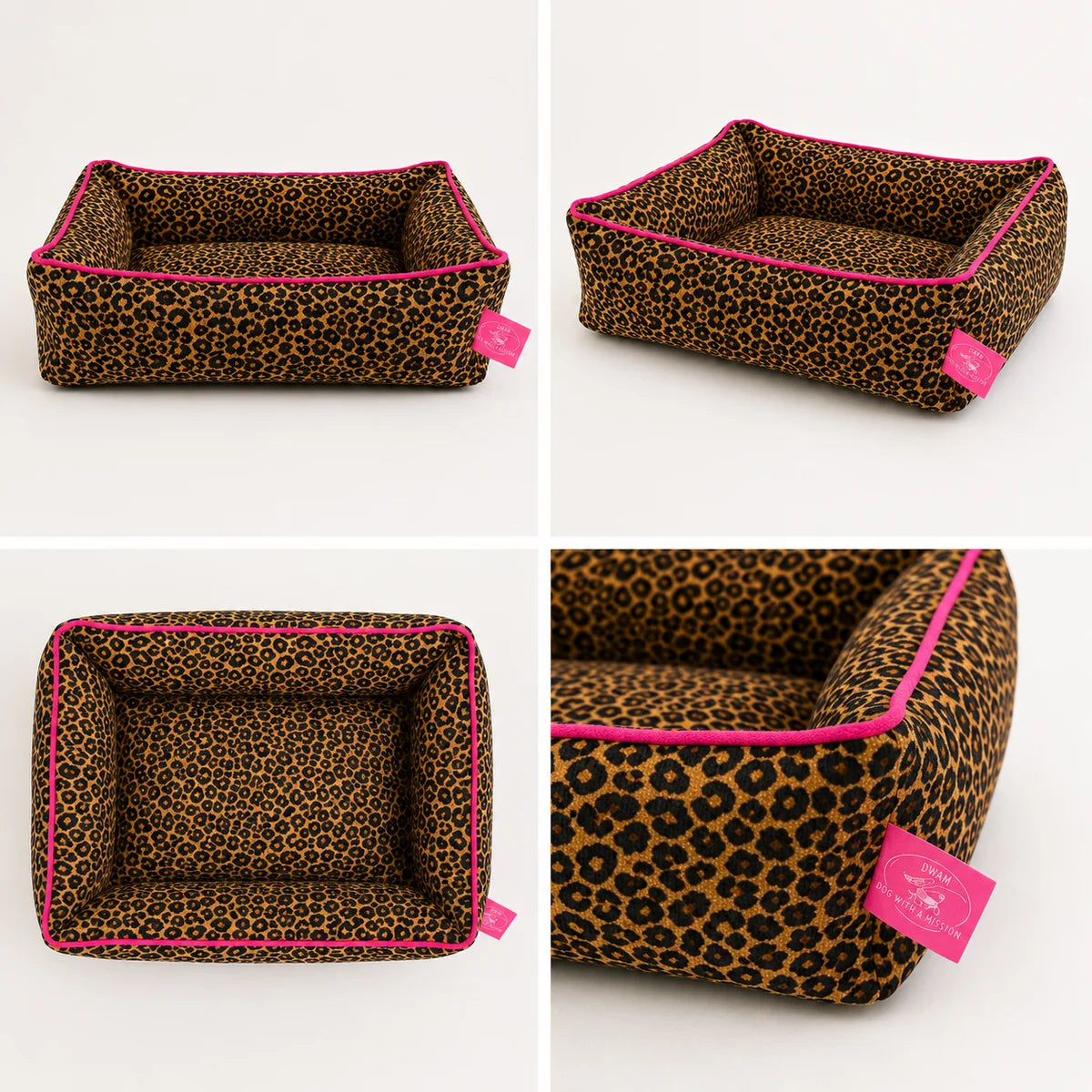 Lazy Leopard Hundebett Dog with a Mission
